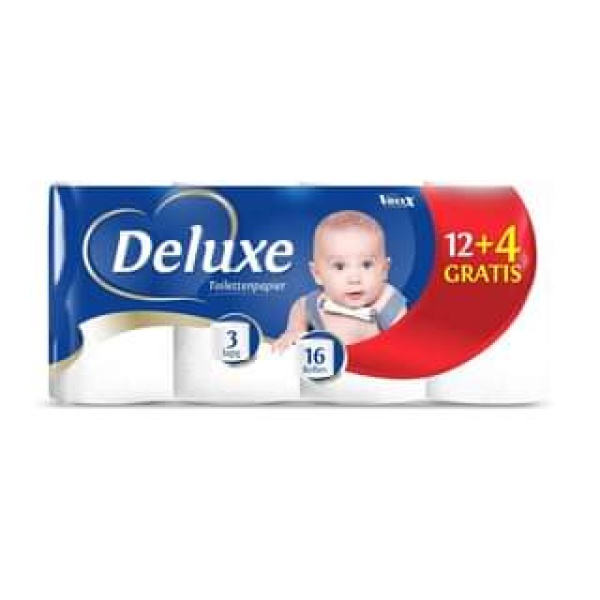 Deluxe - Туалетная бумага, 16 tk.